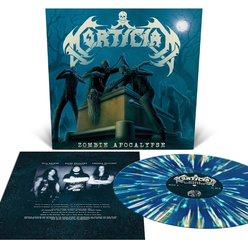 Mortician - Zombie Apocalypse (Sea Blue Splatter) (Bent Corner)Vinyl New