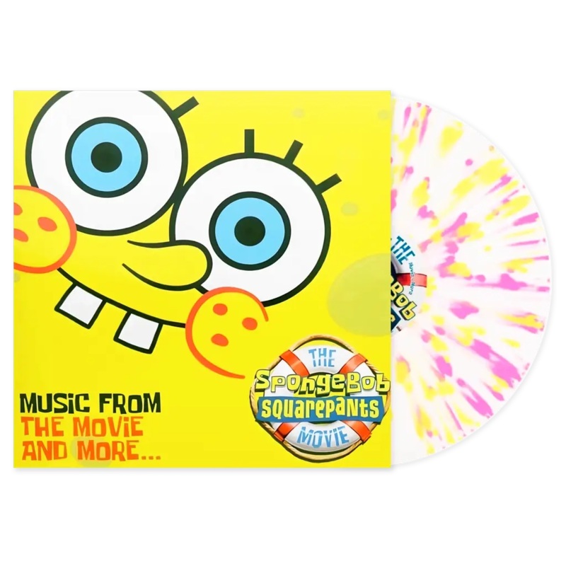 Various Artists - The Spongebob Squarepants Movie (Clear Yellow Pink Splatter) Vinyl New