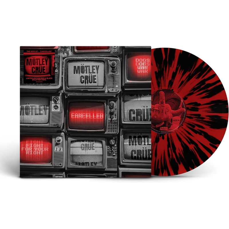 Motley Crue - Cancelled (12 45 Rpm Ep Red Black Splatter) Vinyl New