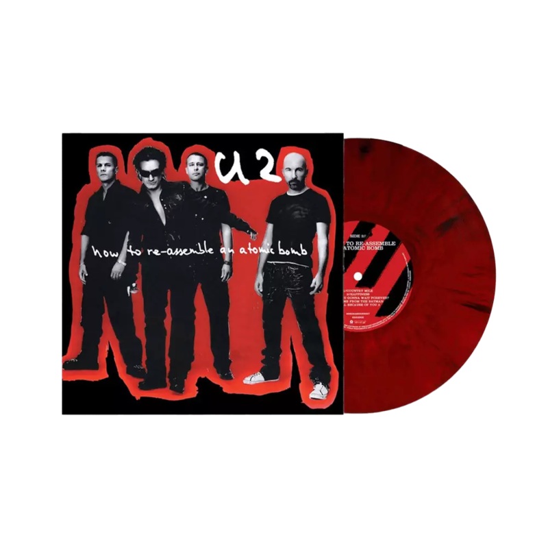 U2 - How To Re-Assemble An Atomic Bomb (Rsd Black & Red Marble) Vinyl New