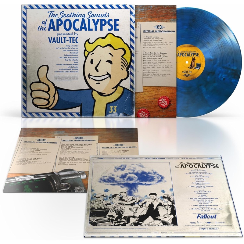 Various Artists - Fallout - The Soothing Sounds Of The Apocalypse (Blue Smoke) Vinyl New