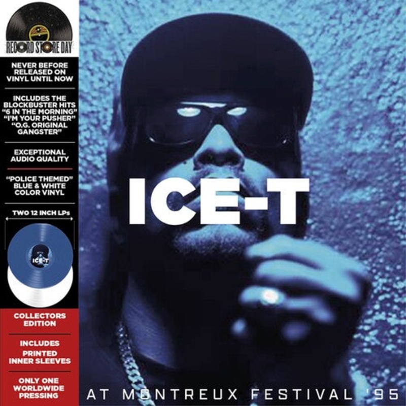 Ice-T - Live At Montreux Festival 1995 (2Lp Blue-White RSD25) Vinyl New