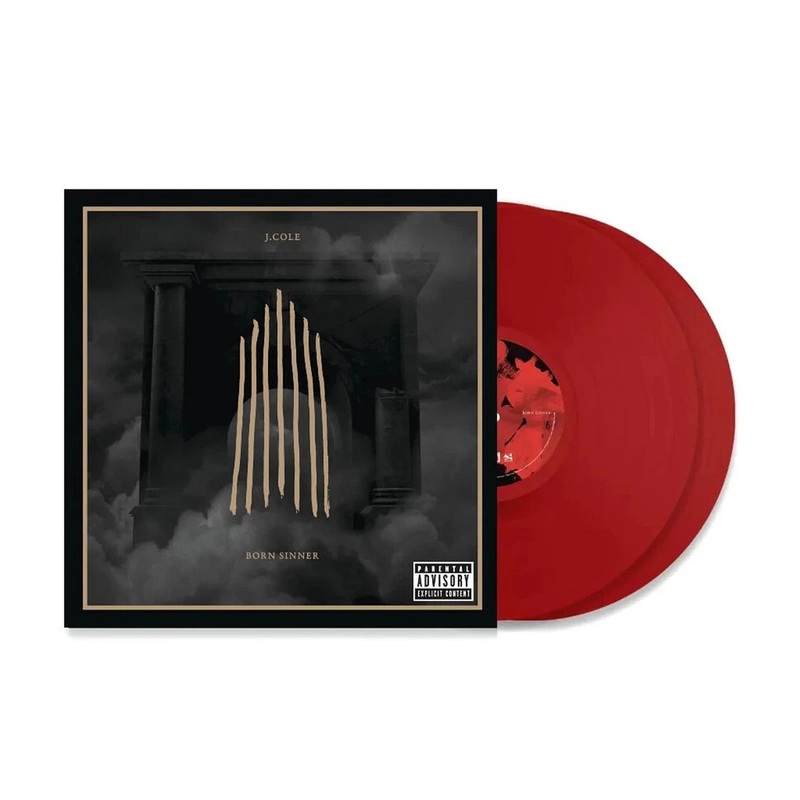 J. Cole - Born Sinner (2Lp Red Sunrise) Vinyl New