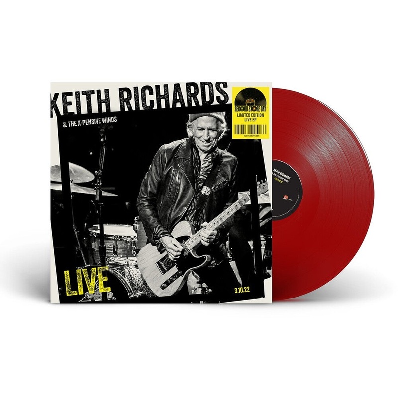Keith Richards & The X-Pensive Winos - Live 3-10-22 (Red With Etching RSD25) Vinyl New