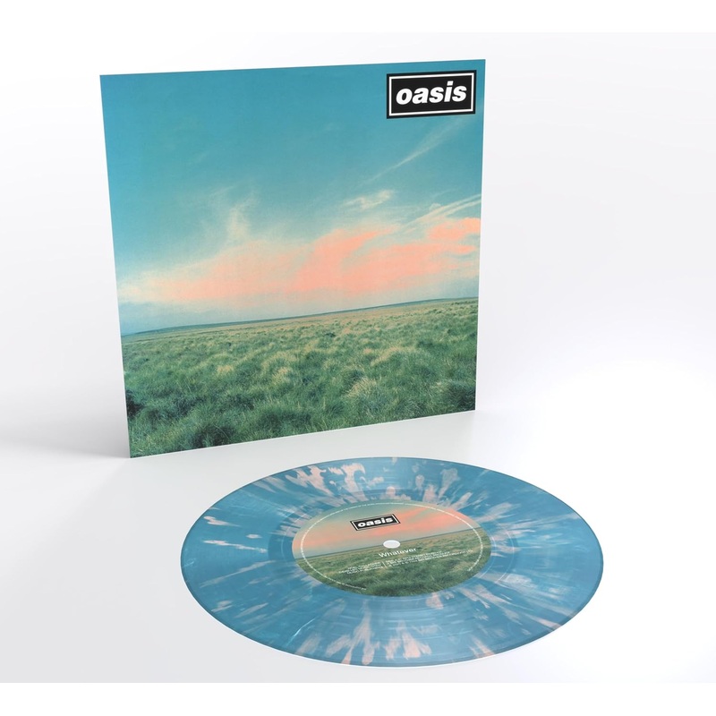 Oasis - Whatever (7 Inch 45 Rpm Blue Pink Splatter) Vinyl New