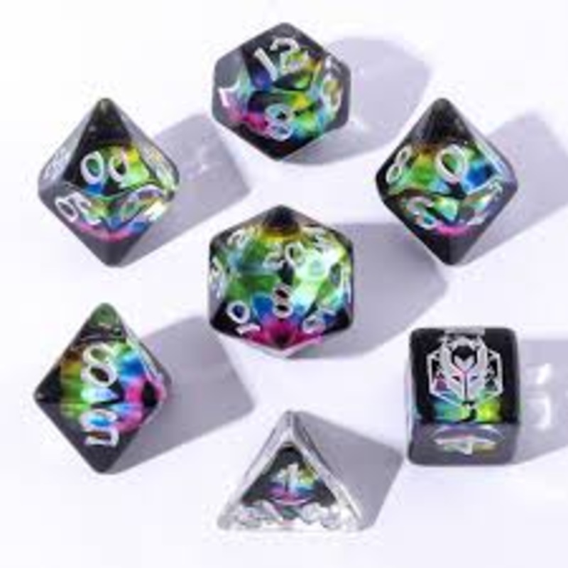 Dragon's Eye Resin Dice: Chromatic