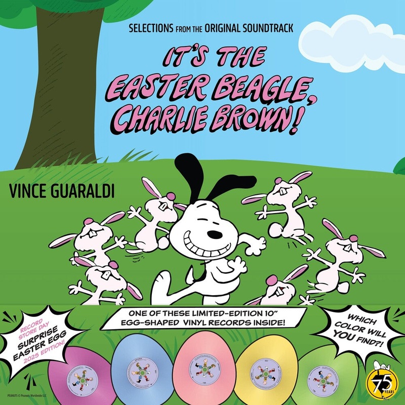 Vince Guaraldi - It's The Easter Beagle, Charlie Brown (10 Die-Cut Egg Surprise Color RSD25) Vinyl New
