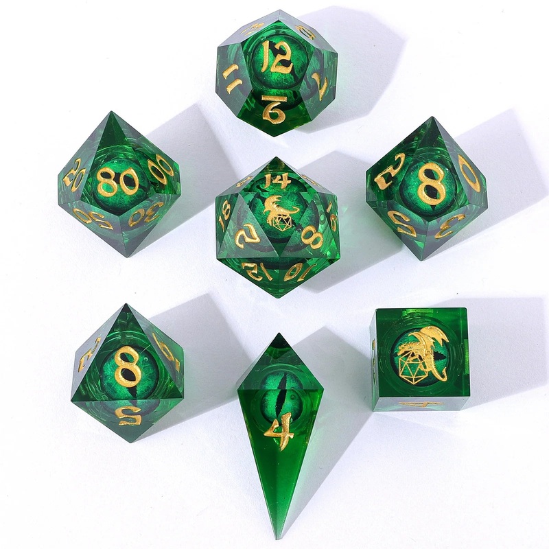 Captured Magic: Sharp Edge Liquid Core - Beholder Eye Green