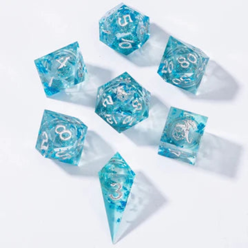 Captured Magic: Sharp Resin Liquid Core - Aqua