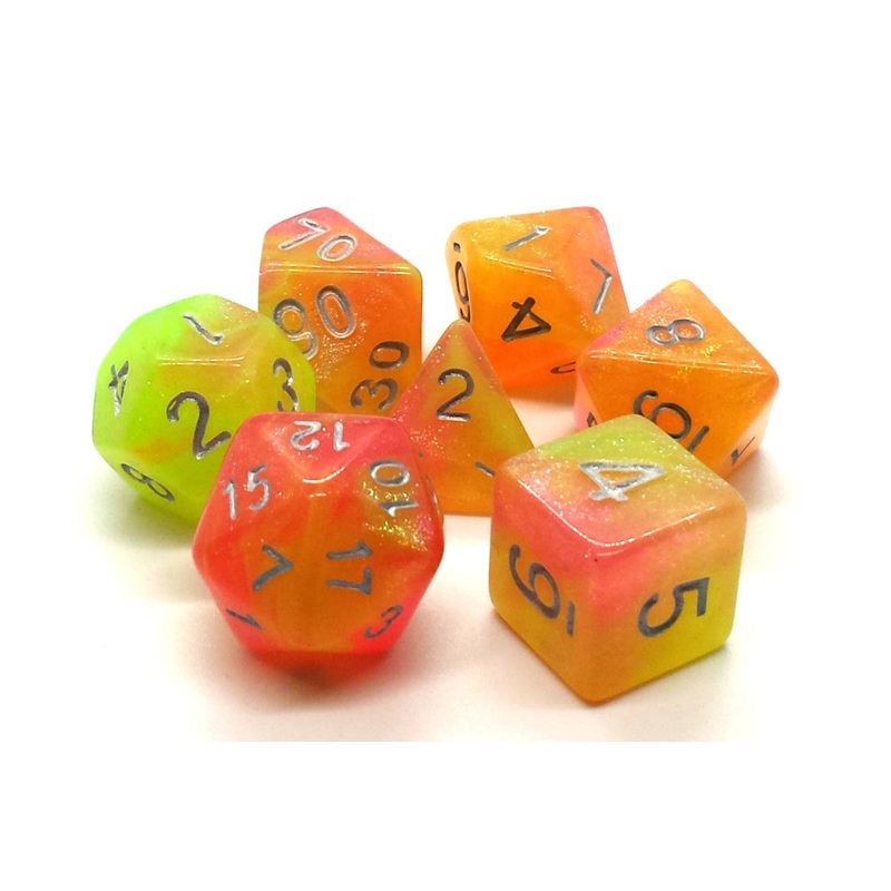 Old School: Galaxy - Sunburst Dice Set
