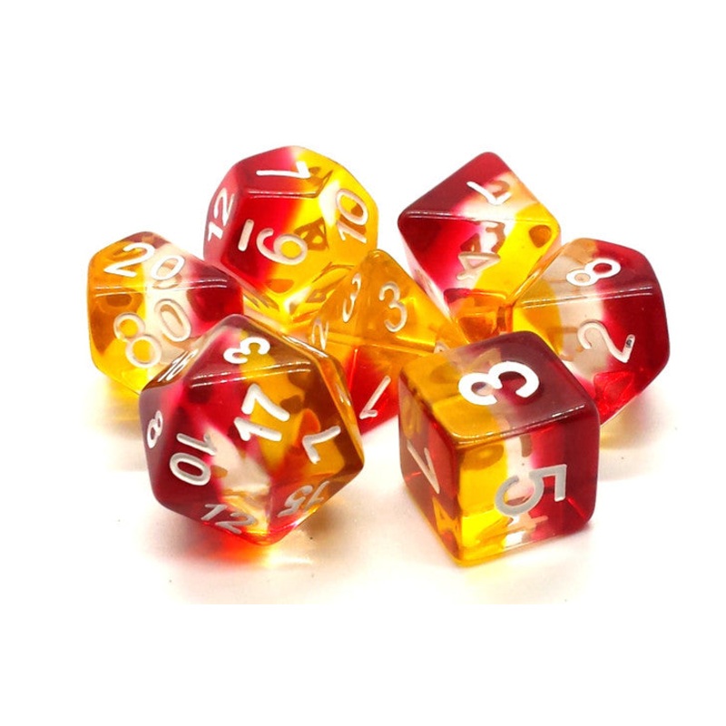 Old School: Gradients - Phoenix Rising Dice Set