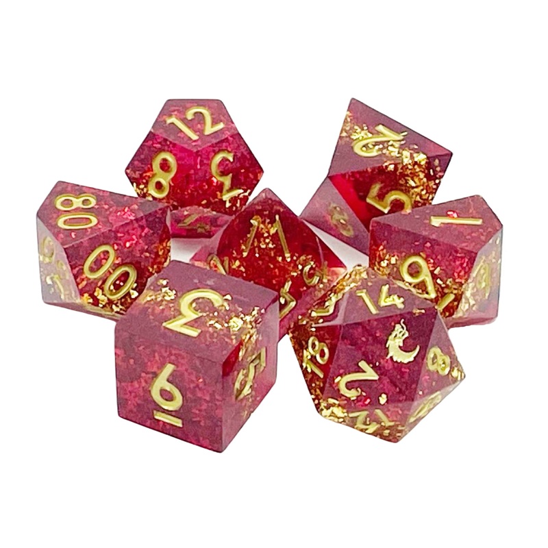 Old School: Sharp Edged - Love & Passion Dice Set