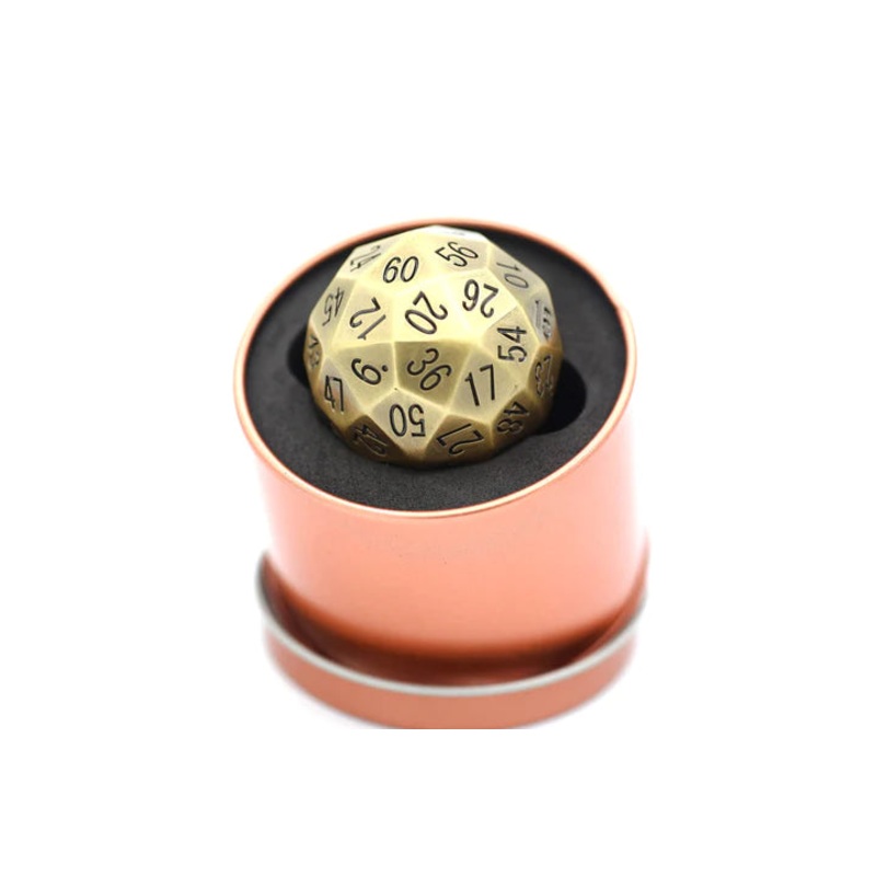 Titan's Fist Metal D60 Dice - Ancient Bronze