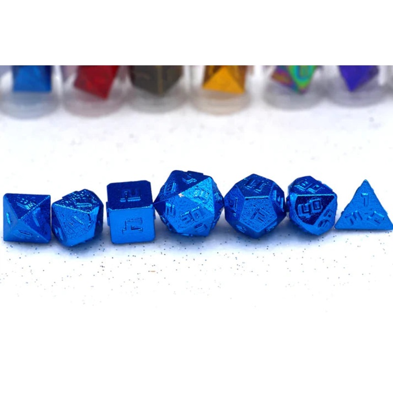 10mm Mini RPG Dice set: Blue