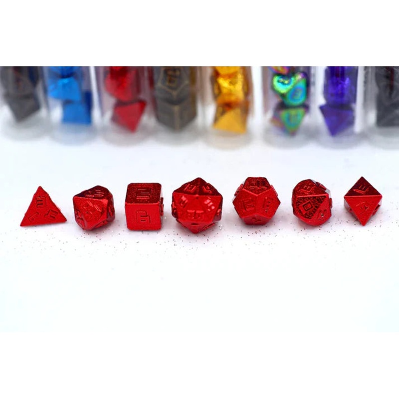 10mm Mini RPG Dice set: Red