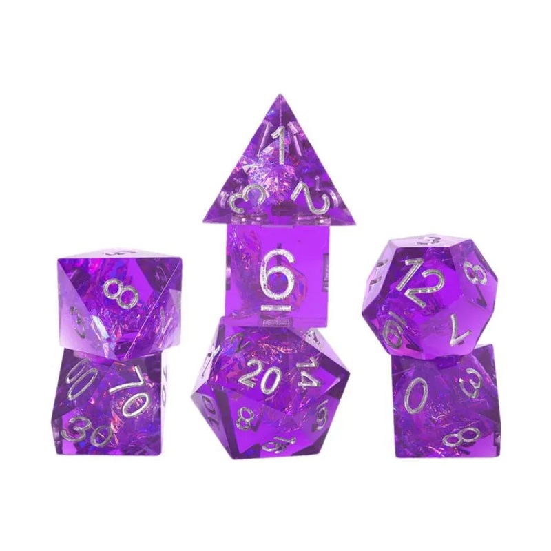 Sirius Dice RPG Set: Sharp Purple Fairy