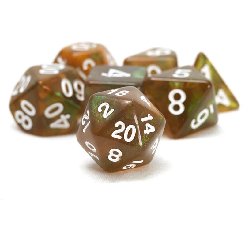 Sirius Dice: Treasure - Peridot RPG Dice Set