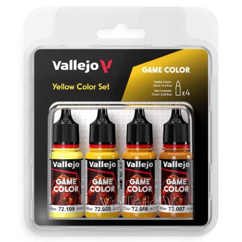 Game Color: Yellow Color Set