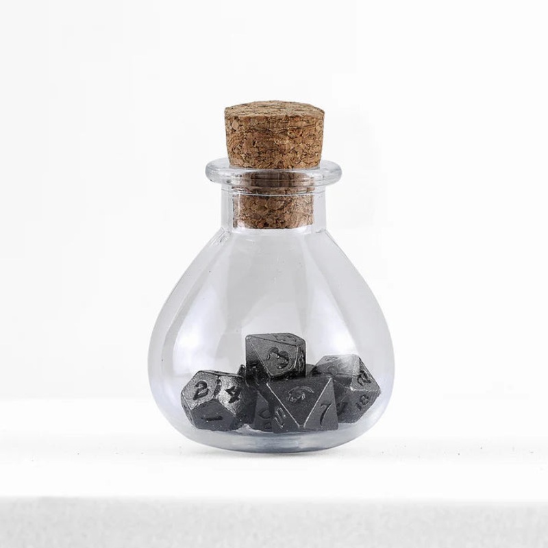 Mini Potion Dice Set: Gunmetal