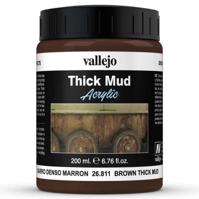 Vallejo: Mud: Brown Mud 200ml