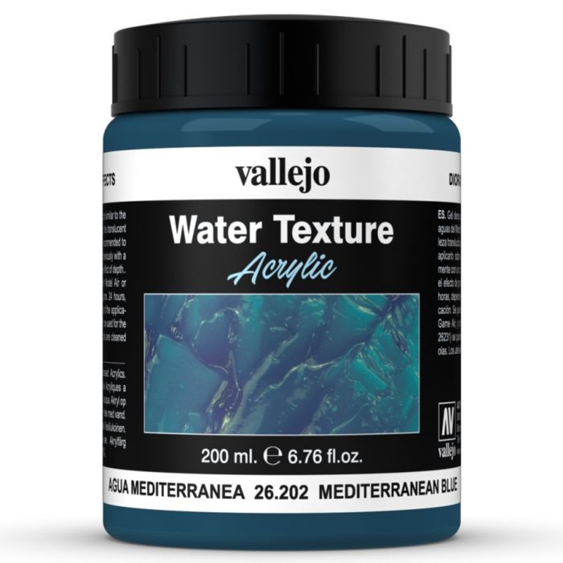 Vallejo: Water: Mediterranean Blue 200ml