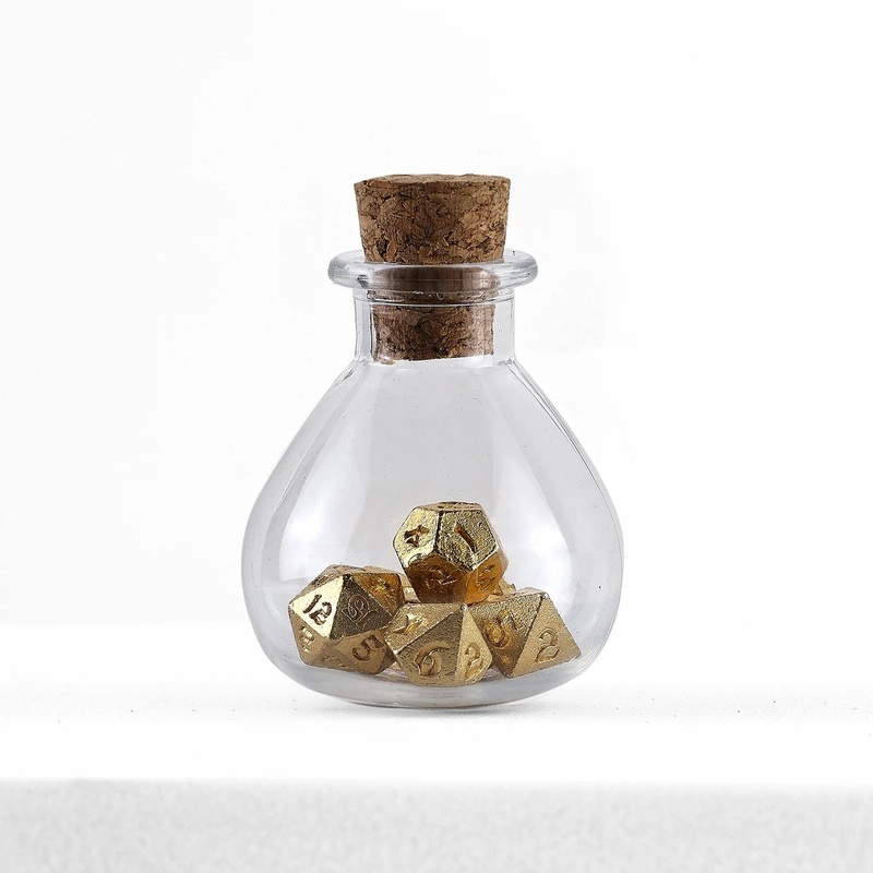 Mini Potion Dice Set: Gold