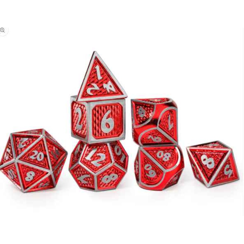Behemoth Dice Set: Brushed Red