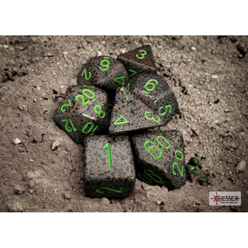 Chessex 7 dice set: Speckled - Earth