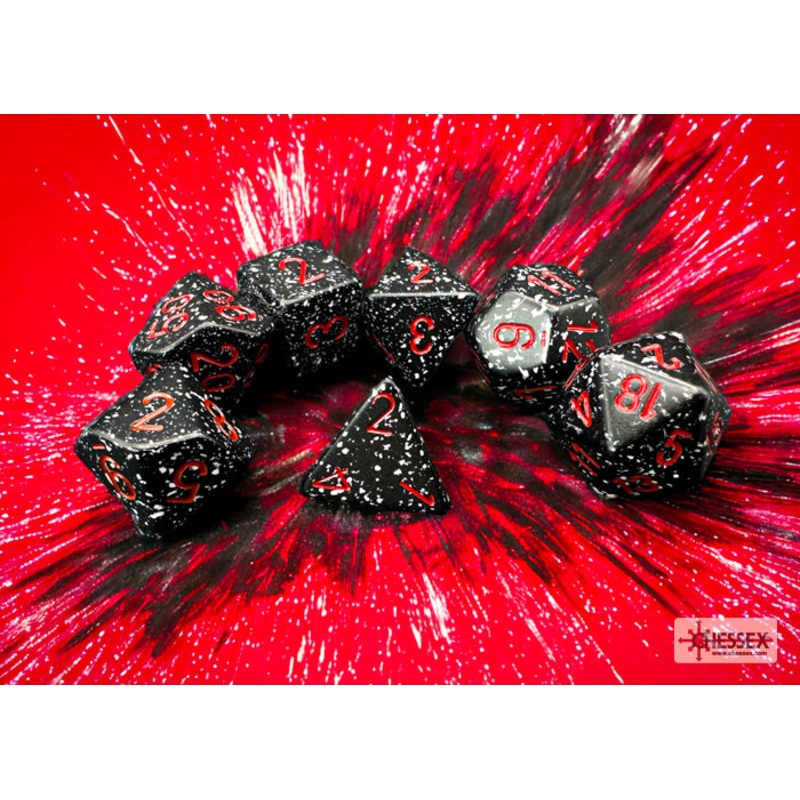 Chessex 7 dice set: Speckled - Space