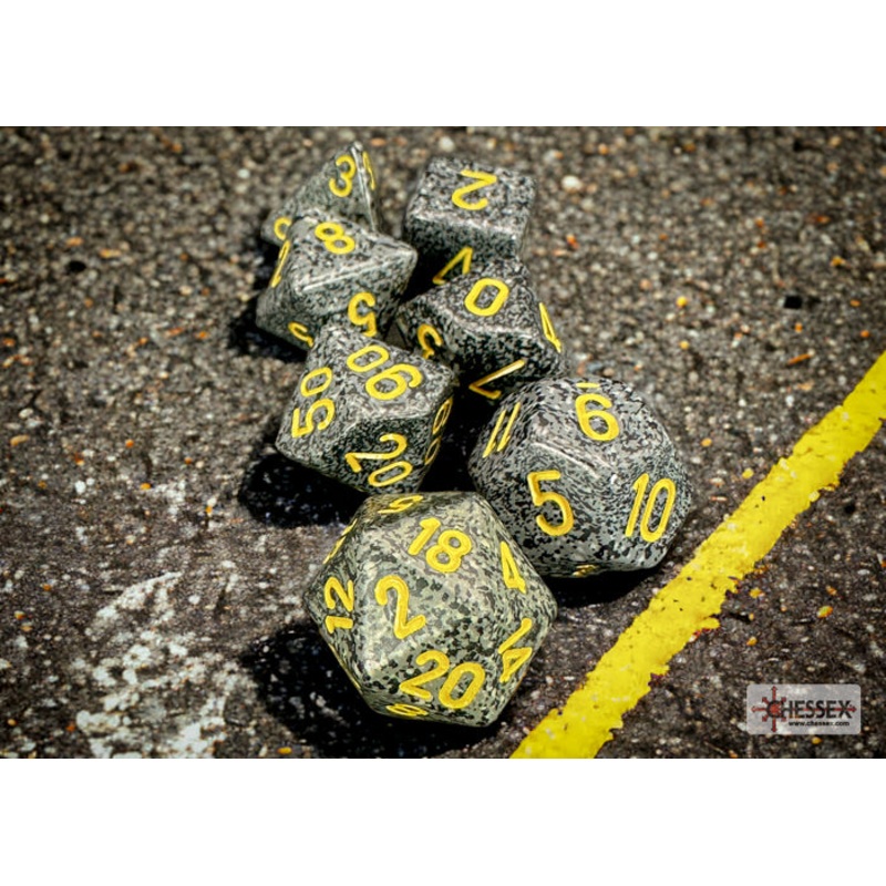 Chessex 7 dice set: Speckled - Urban Camo