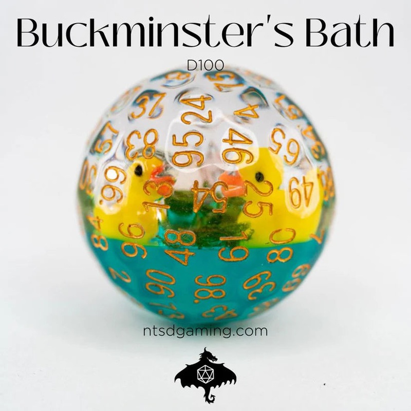 D100 Acrylic Dice: Buckminster's Bath