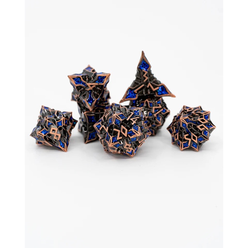 Metal RPG Dice Set: Shrine