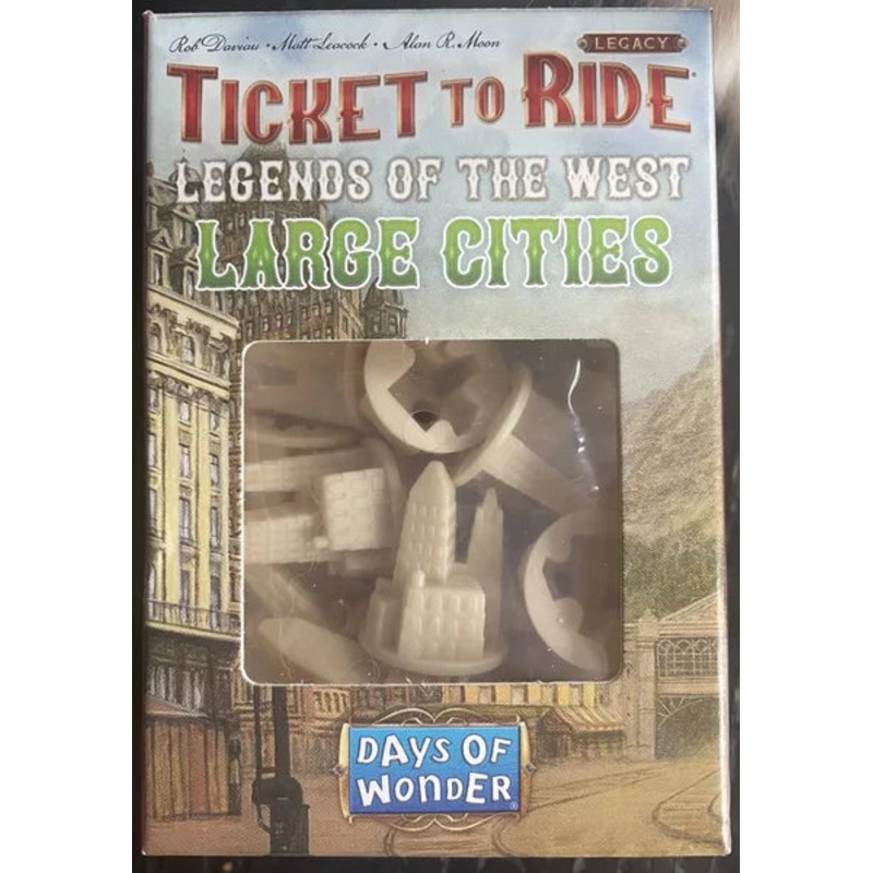Ticket to Ride Legacy: Legends of the West - Large Cities