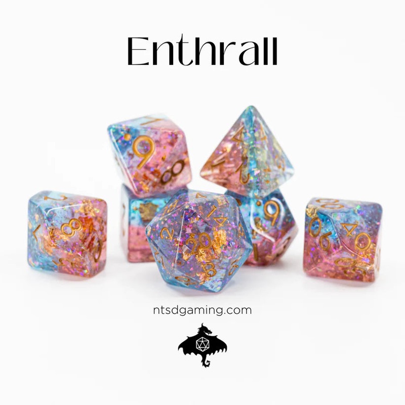 Acryllic RPG Dice Set: Enthrall