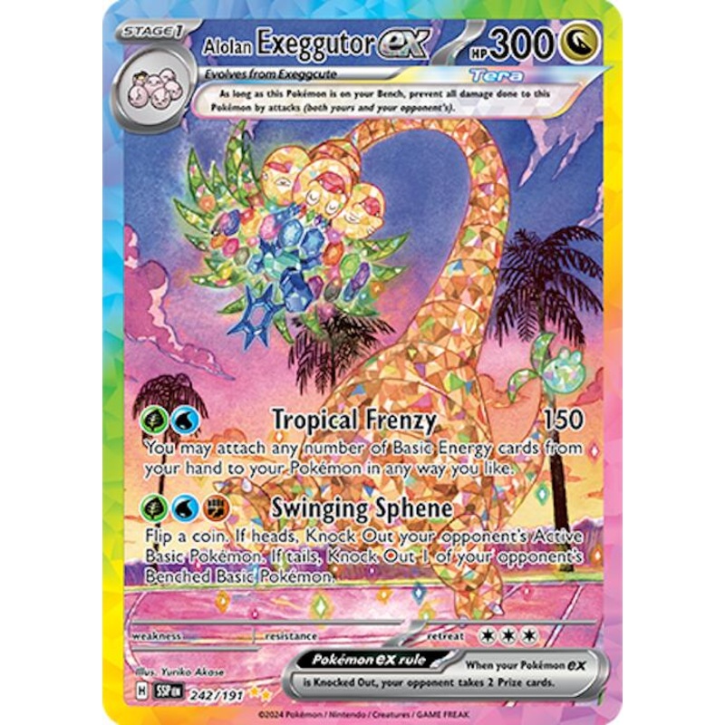 Alolan Exeggutor ex (242/191) [Scarlet & Violet: Surging Sparks]