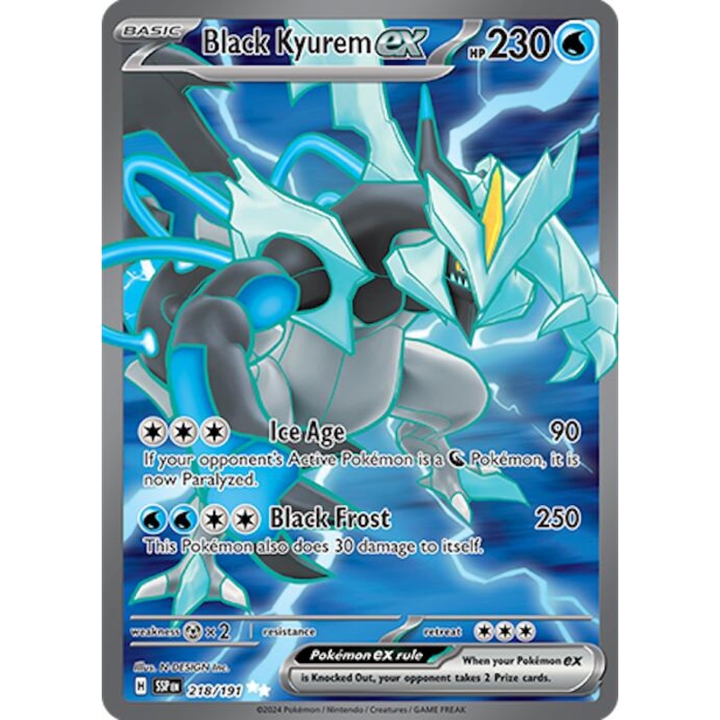 Black Kyurem ex (218/191) [Scarlet & Violet: Surging Sparks]