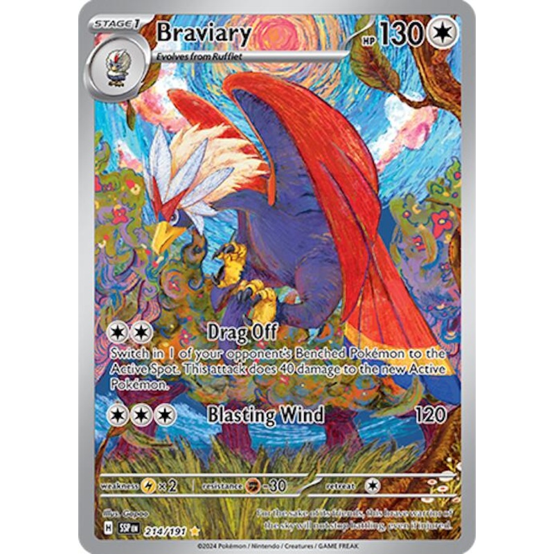 Braviary (214/191) [Scarlet & Violet: Surging Sparks]