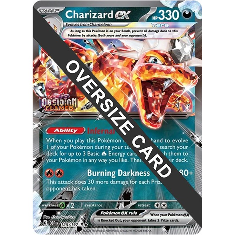 Charizard ex (125/197 - Jumbo Card) [Scarlet & Violet: Obsidian Flames]