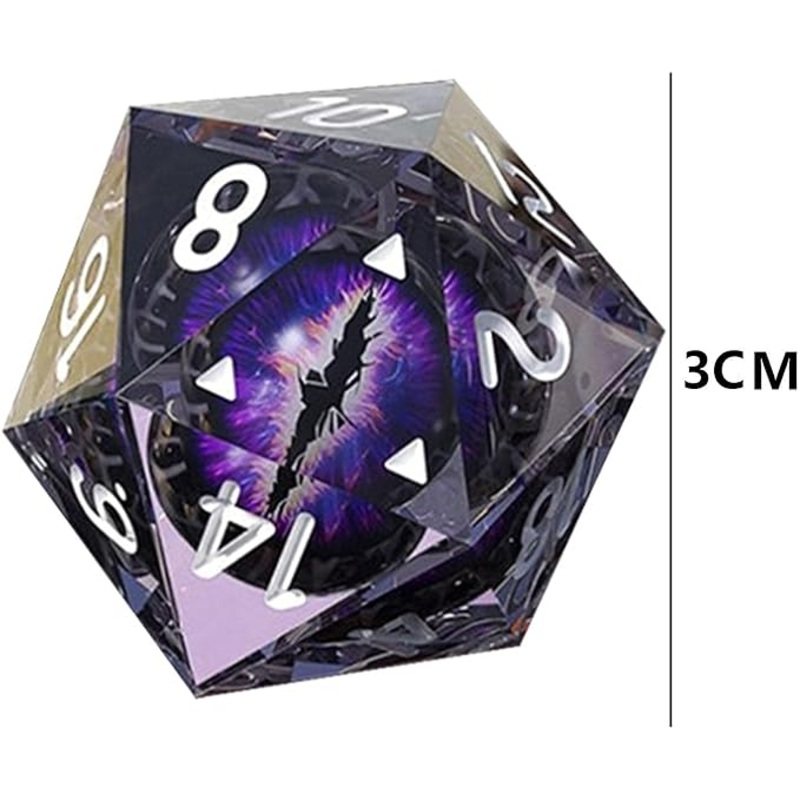 Dragon's Eye Resin Dice: Chromatic Eyes