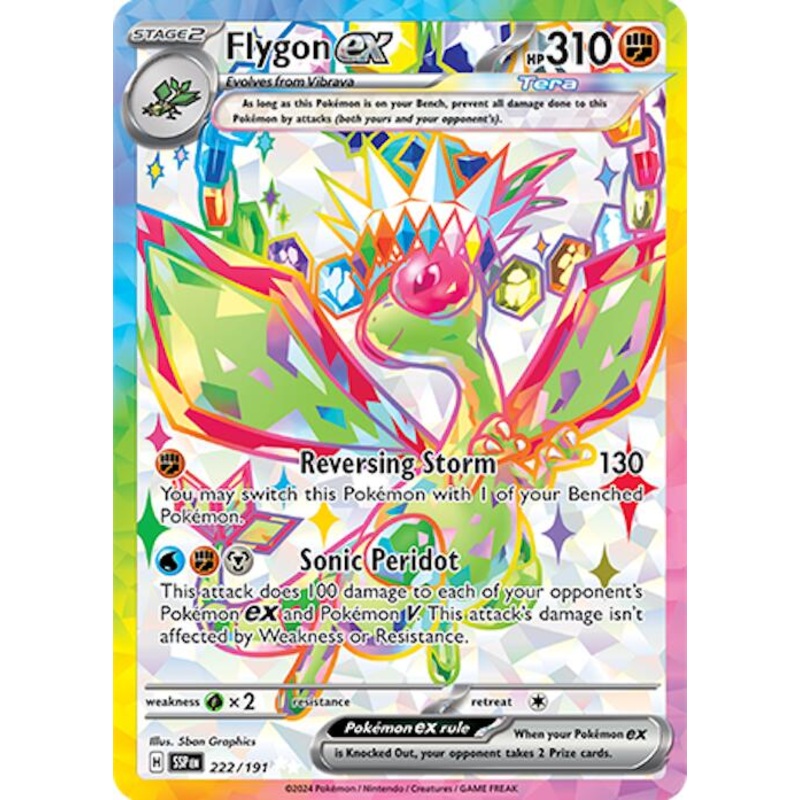 Flygon ex (222/191) [Scarlet & Violet: Surging Sparks]