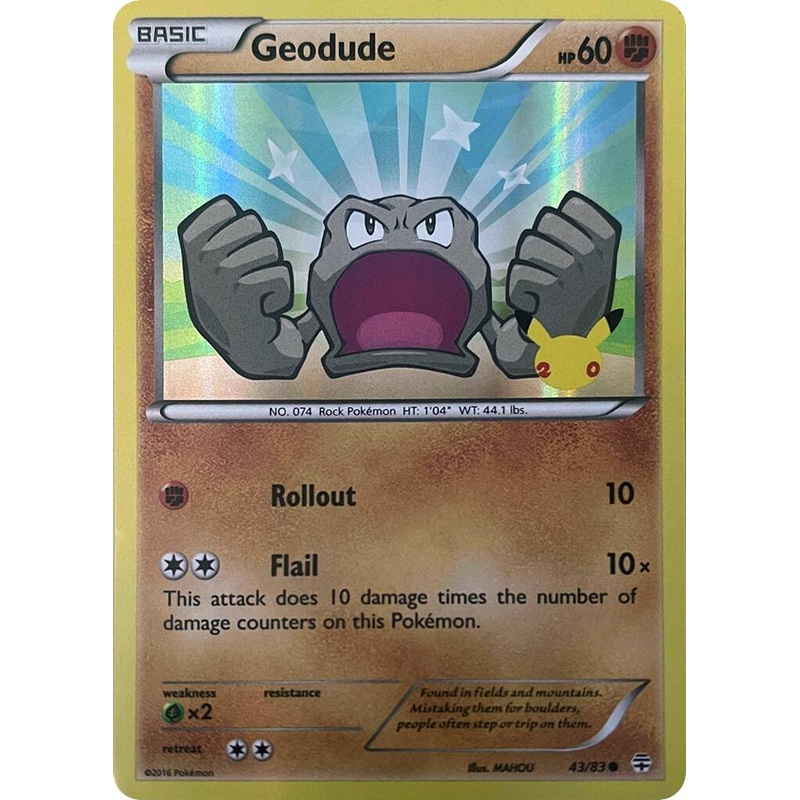 Geodude (043/083) [Celebrations: 25th Anniversary]