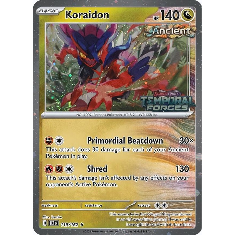 Koraidon (119/162) (European Promo) [Miscellaneous Cards]