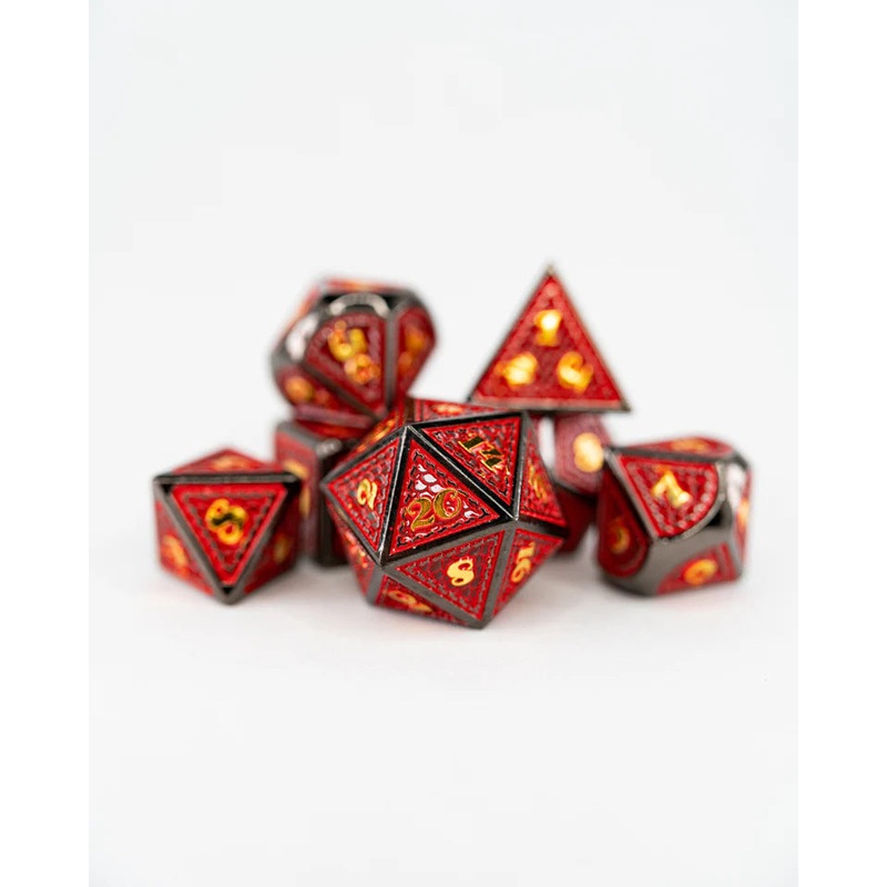 Metal RPG Dice Set: Devil's Bargain