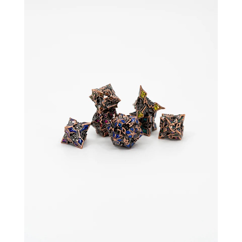 Metal RPG Dice Set: Sagrada
