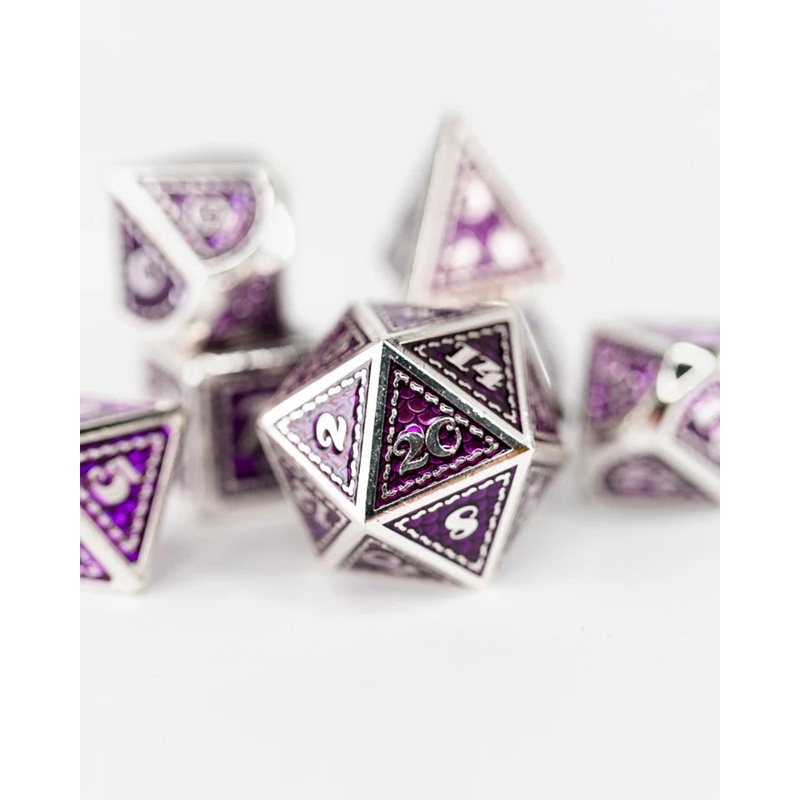 Metal RPG Dice Set: Witches Brew