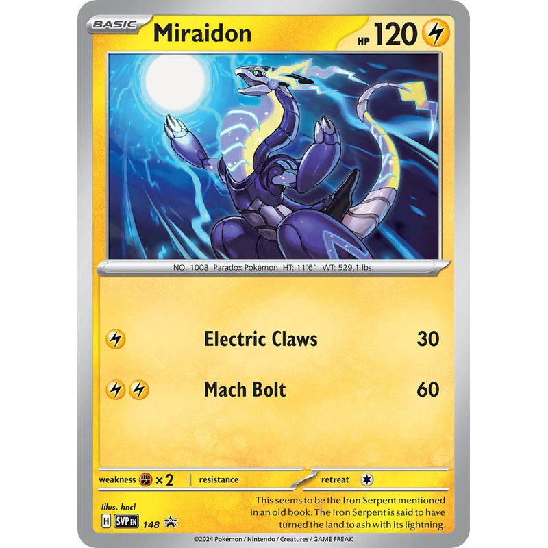 Miraidon (148) [Scarlet & Violet: Black Star Promos]