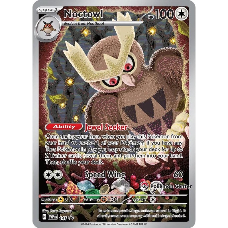 Noctowl (141) (Pokemon Center Exclusive) [Scarlet & Violet: Black Star Promos]
