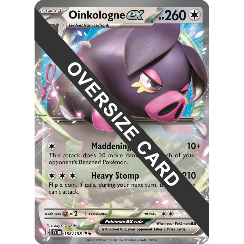 Oinkologne ex (158/198) (Jumbo Card) [Scarlet & Violet: Black Star Promos]