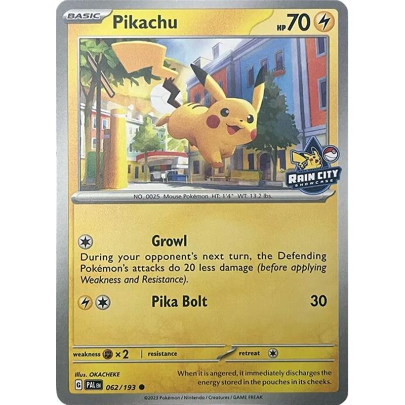 Pikachu (062/193) (Rain City Showcase) [Miscellaneous Cards]