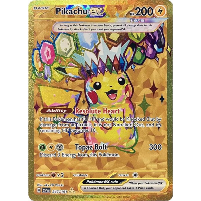 Pikachu ex (247/191) [Scarlet & Violet: Surging Sparks]